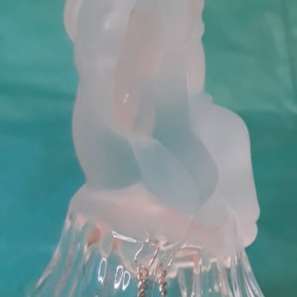 CELEBRATIONS CRYSTAL CLEAR 4 3/4" ANGEL BELL - FROSTED GLASS ITEM #333130 - BOX - Picture 5 of 5